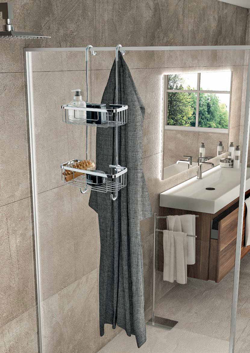 2 Portaoggetti Da Appendere Hosh - Per Camera, Cucina, Bagno O Ufficio, Blu - Foto 11